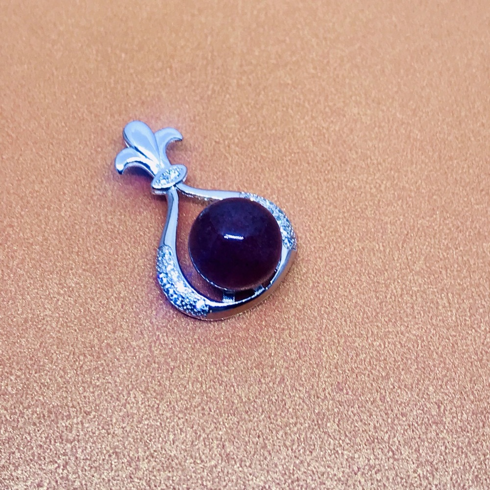 Natural stone Necklace pendant (without chain)